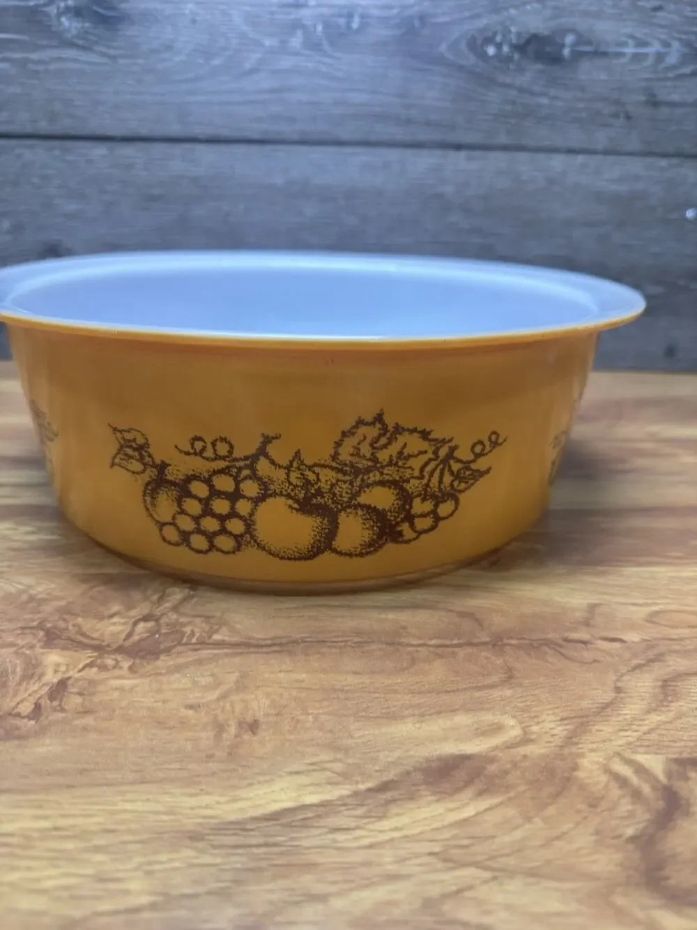 Vintage Pyrex Old Orchard Big Bertha #664 Casserole Dish 4 Quart~No Lid